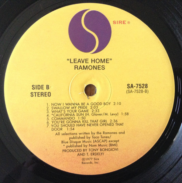 Ramones Leave Home LP Mint (M) Mint (M)