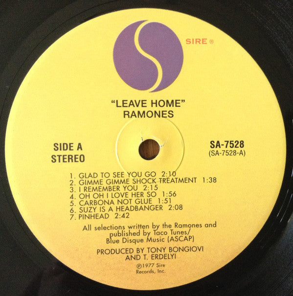 Ramones Leave Home LP Mint (M) Mint (M)