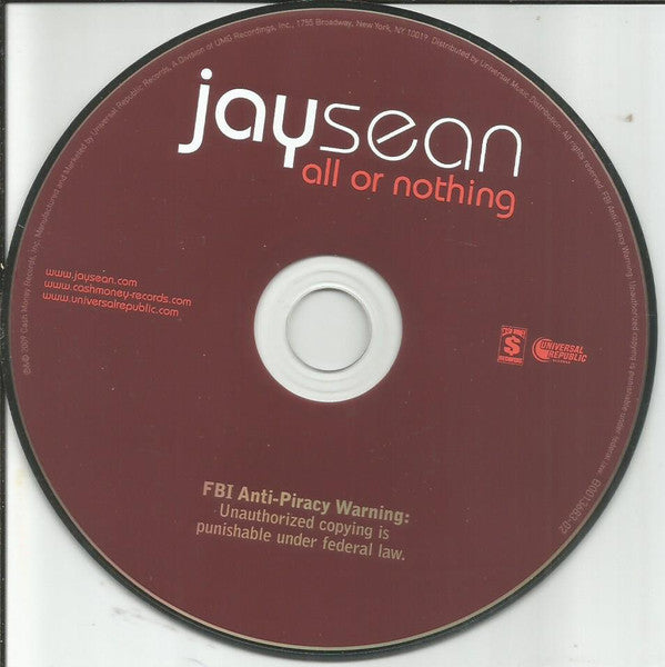 Jay Sean - All Or Nothing (CD) | Near Mint (NM) Near Mint (NM)