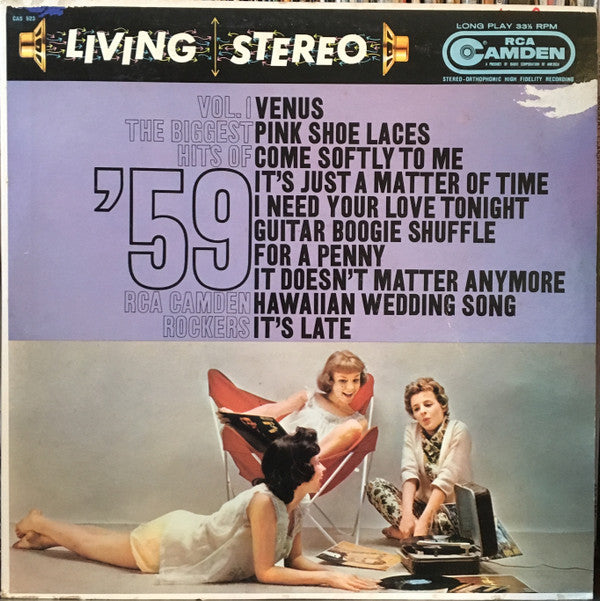 Biggest Hits Of '59 - Vol.1 | Very Good Plus (VG+) Near Mint (NM)