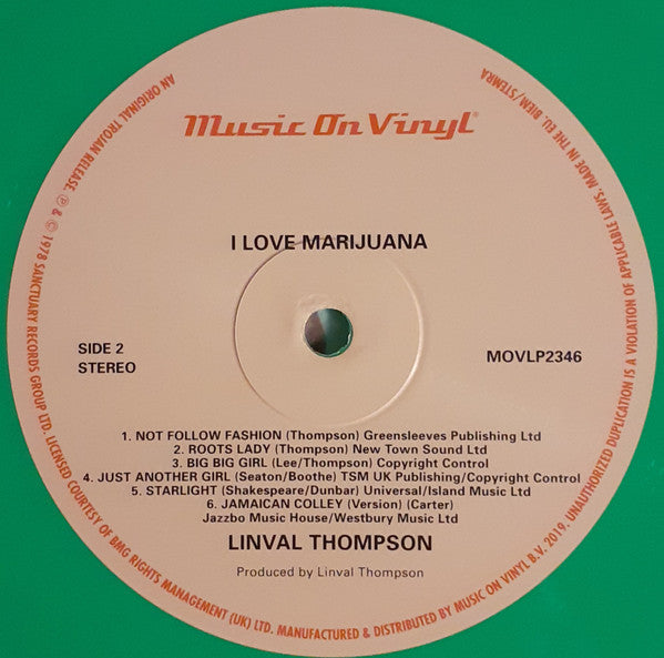 I Love Marijuana | Mint (M) Mint (M)