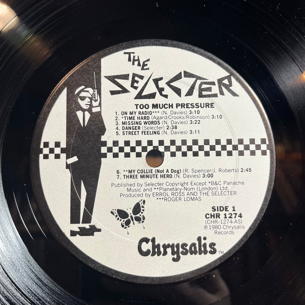 The Selecter - Too Much Pressure (VINYL) | Very Good (VG) Very Good Plus (VG+)
