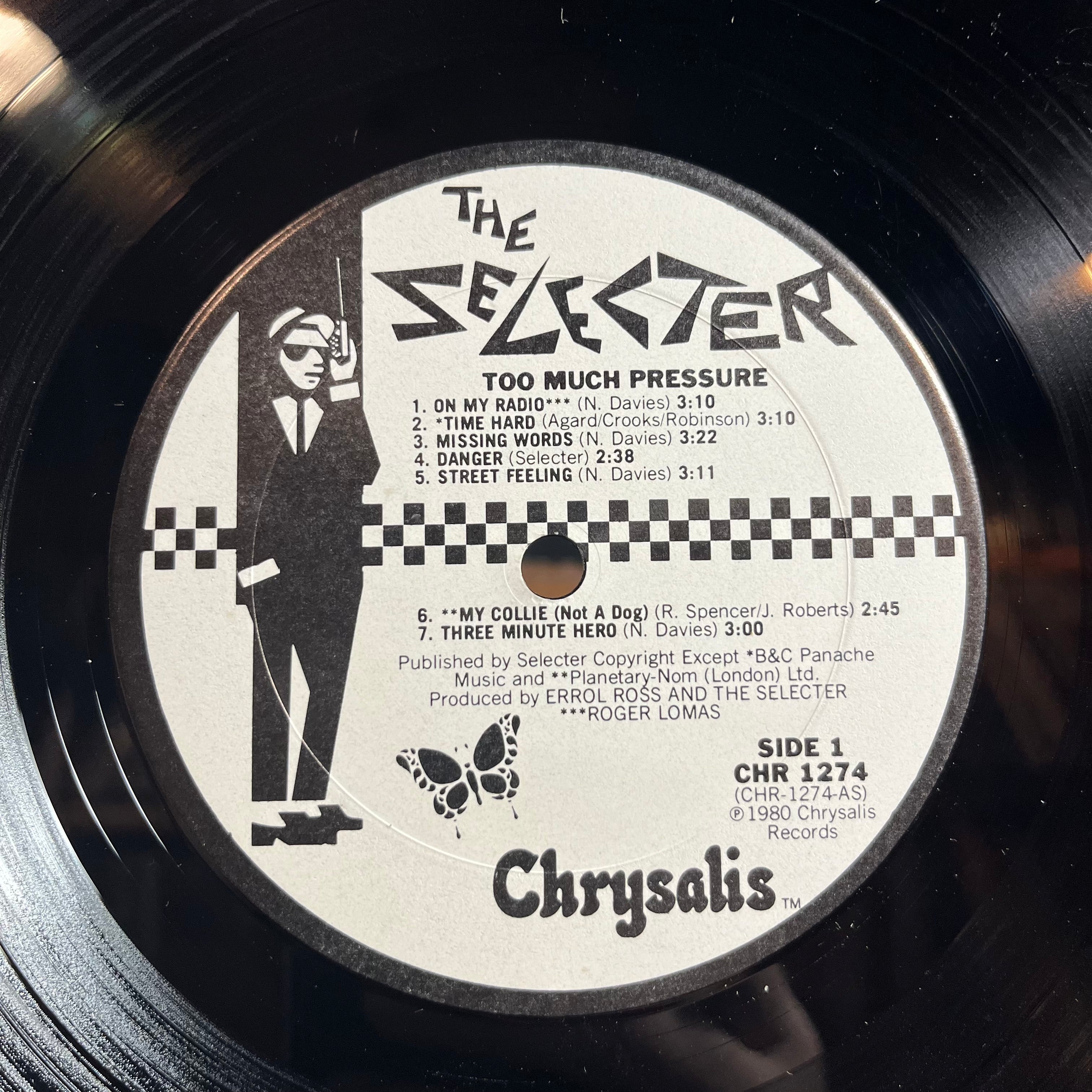 The Selecter - Too Much Pressure (VINYL) | Very Good (VG) Very Good Plus (VG+)