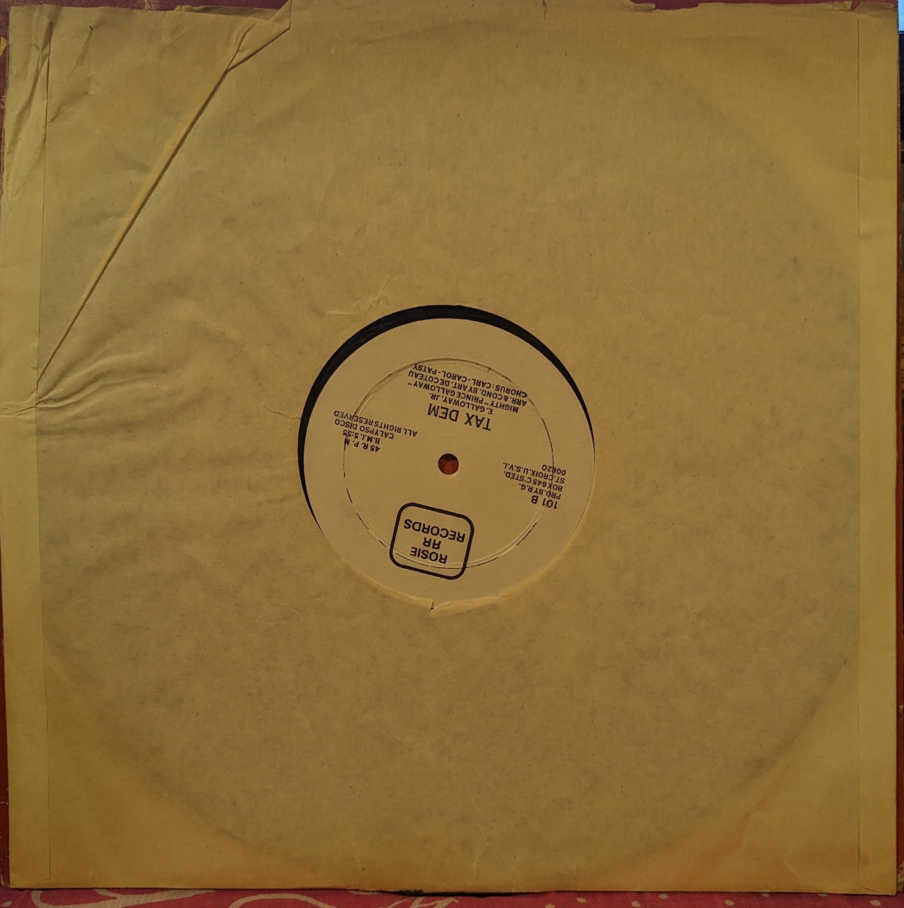 Mighty Prince Galloway - Calypso Disco '83 | Excellent (EX) Excellent (EX)