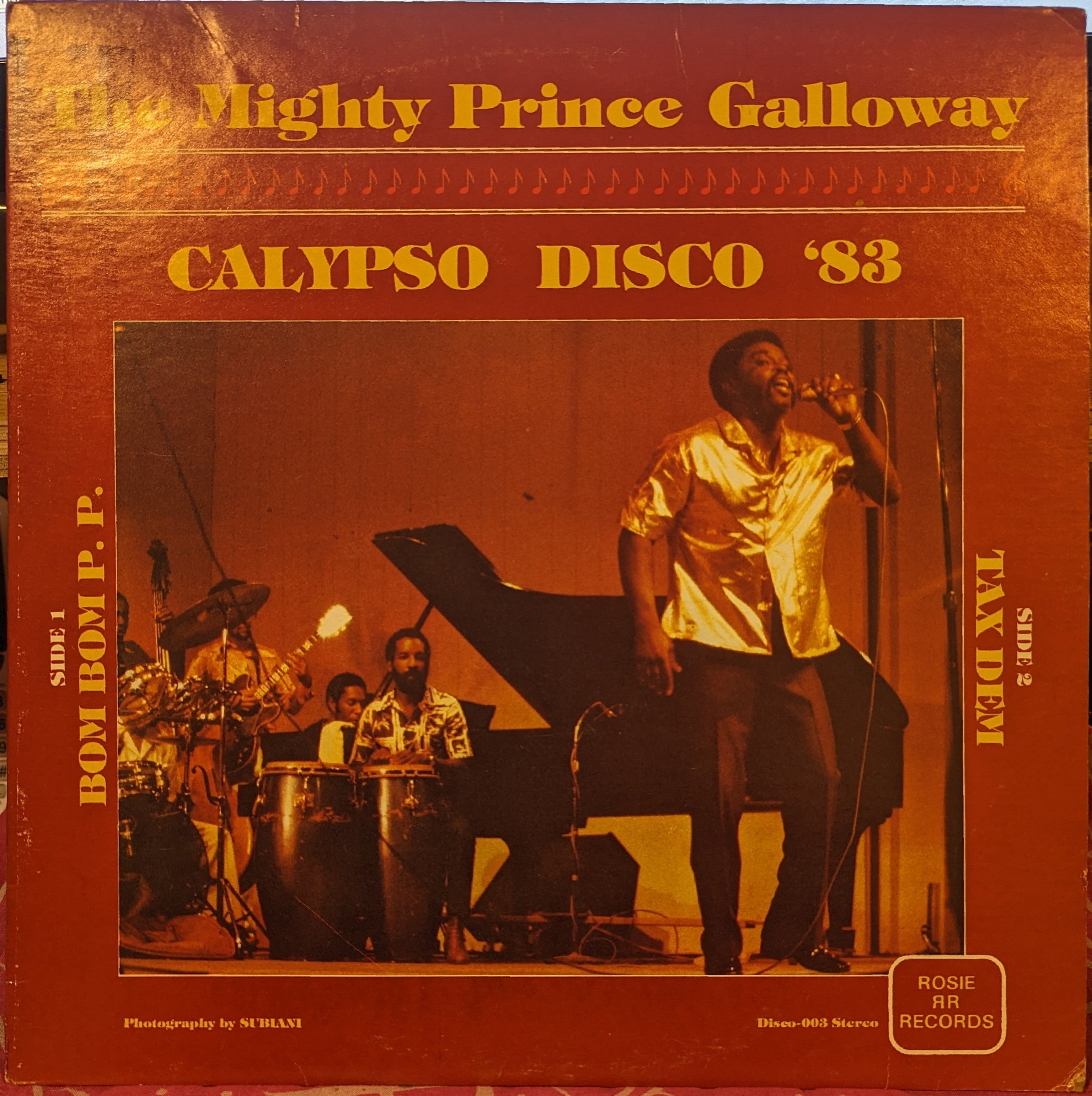 Mighty Prince Galloway - Calypso Disco '83 | Excellent (EX) Excellent (EX)