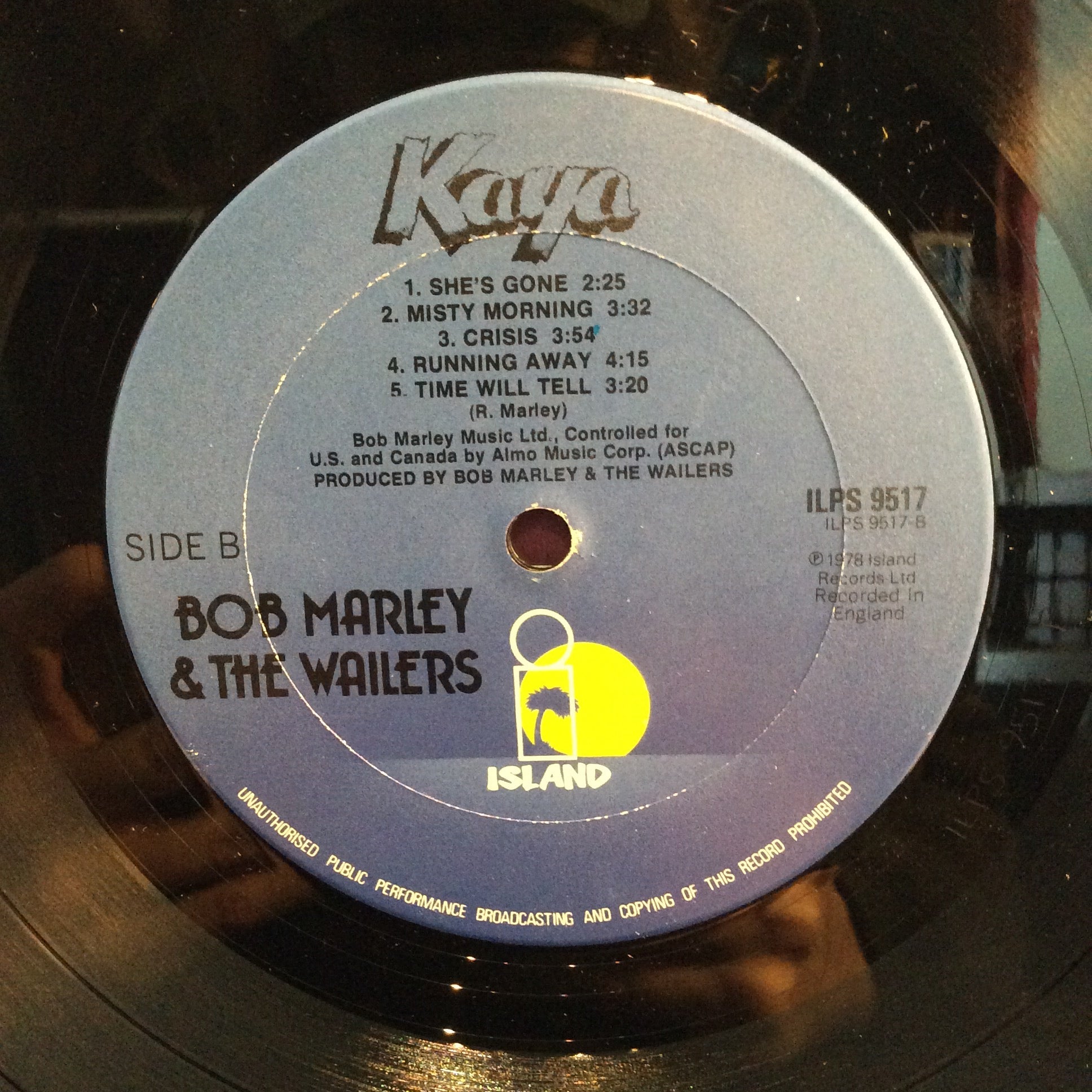 Bob Marley & The Wailers - Kaya (VINYL) | Near Mint- (NM-) Near Mint (NM)
