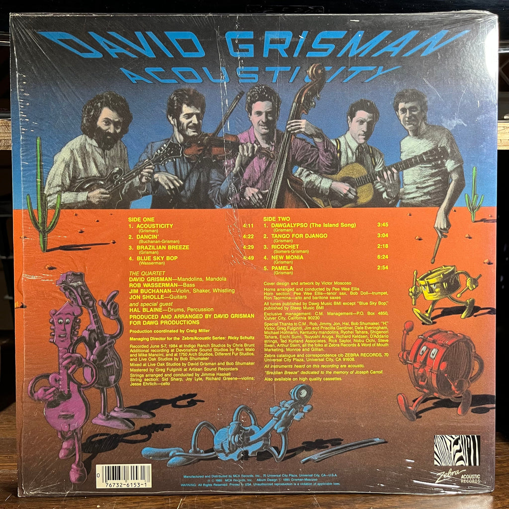 David Grisman - Acousticity (VINYL) | Near Mint (NM) Near Mint (NM)