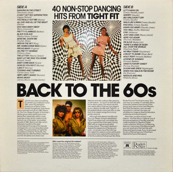 Tight Fit - Back To The 60's | Near Mint (NM) Excellent (EX)