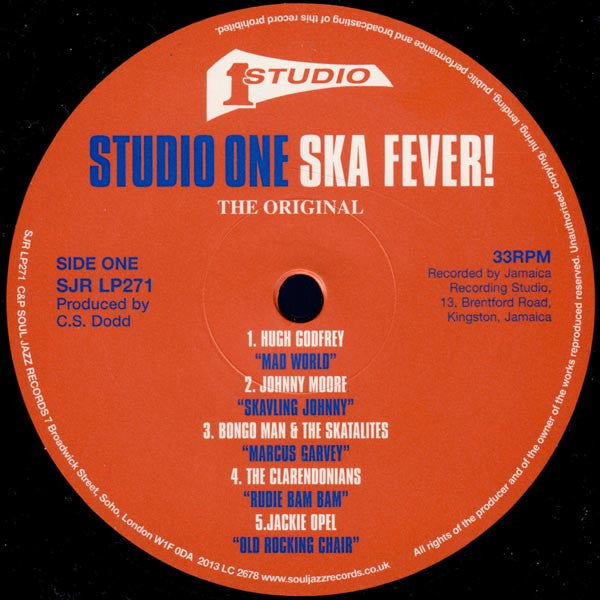 Studio One Ska Fever! (2x VINYL) | Mint (M) Mint (M)