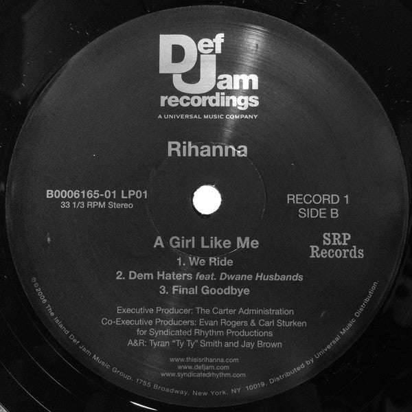 Rihanna A Girl Like Me Def Jam Recordings, SRP Records 2xLP, Album Mint (M) Mint (M)