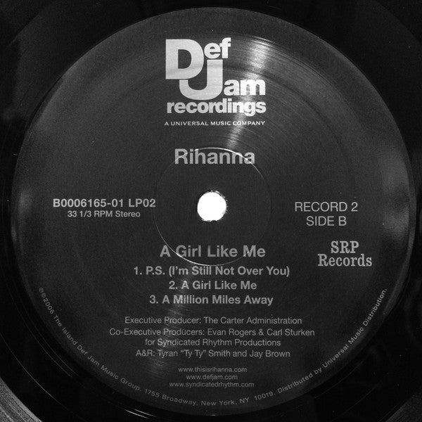 Rihanna A Girl Like Me Def Jam Recordings, SRP Records 2xLP, Album Mint (M) Mint (M)