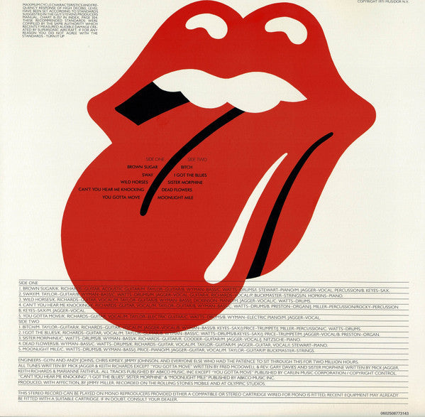 The Rolling Stones - Sticky Fingers | Mint (M) Mint (M)