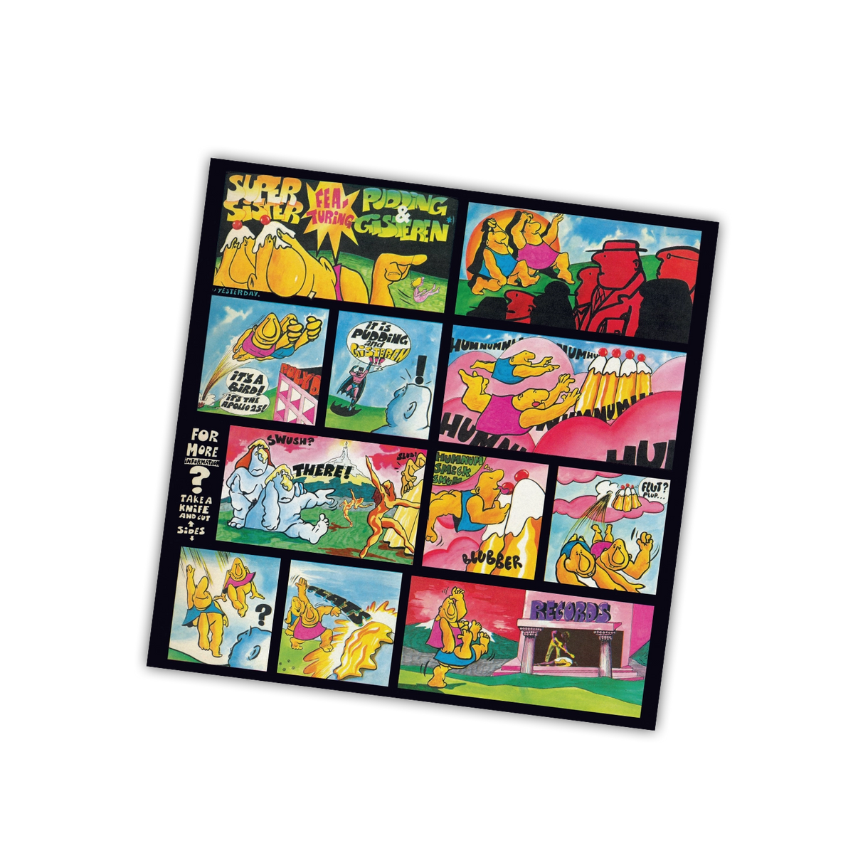 Pudding And Gisteren (MOV / CRYSTAL CLEAR VINYL) | Mint (M) Mint (M)