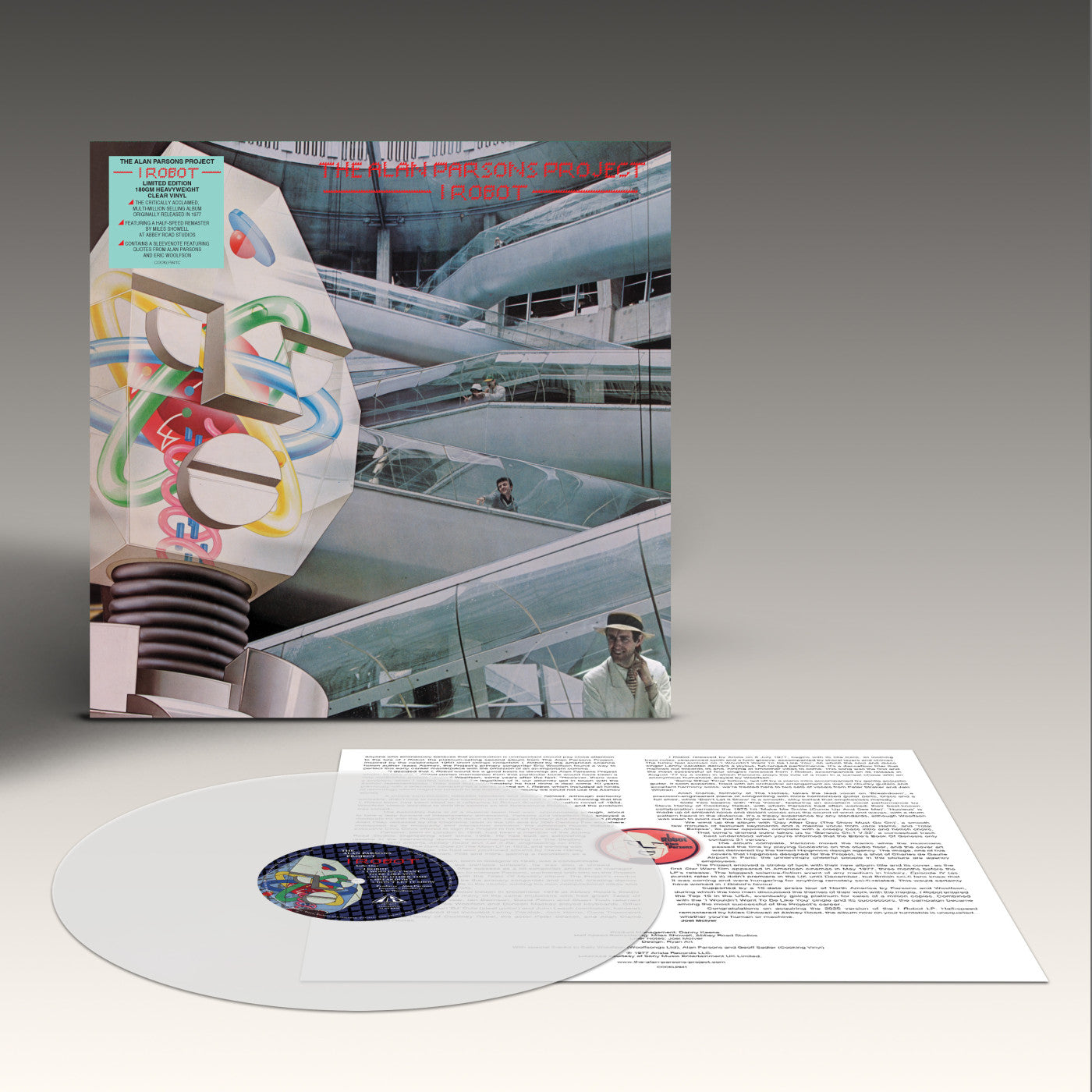 The Alan Parsons Project - (PRESALE 10/17/25) I Robot (CV 45 Audiophile) (HALFSPEED CLEAR VINYL) | Mint (M)m Mint (M)