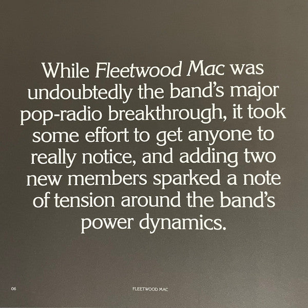 Fleetwood Mac (BLACK & WHITE COLOR VINYL - VMP) | Mint (M) Mint (M)