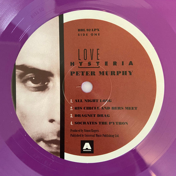 Love Hysteria (INDIGO VINYL) | Mint (M) Mint (M)