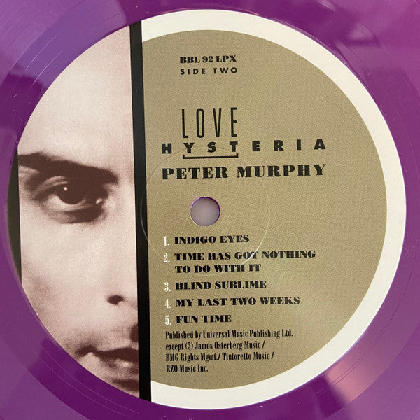 Love Hysteria (INDIGO VINYL) | Mint (M) Mint (M)