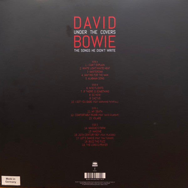 David Bowie - Under The Covers (The Songs He Didn't Write)(2xVINYL) | Mint (M) Mint (M)