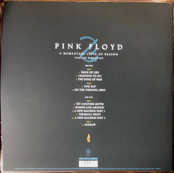 A Momentary Lapse Of Reason (Remixed & Updated) *LIGHT CREASE* (2xVINYL) | Mint (M) Excellent+ (EX+)