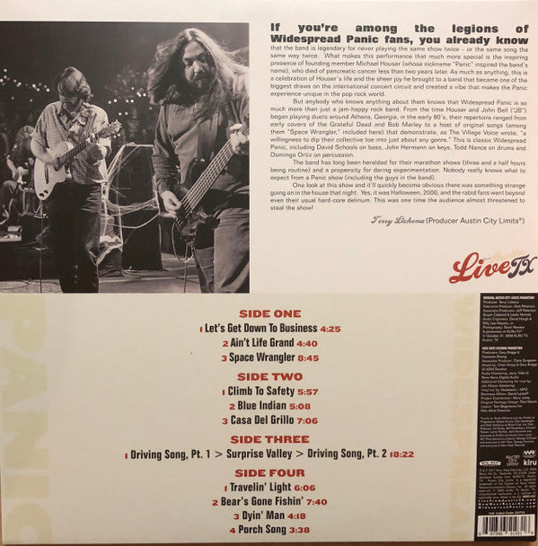 Widespread Panic - Live From Austin TX | Mint (M) Mint (M)