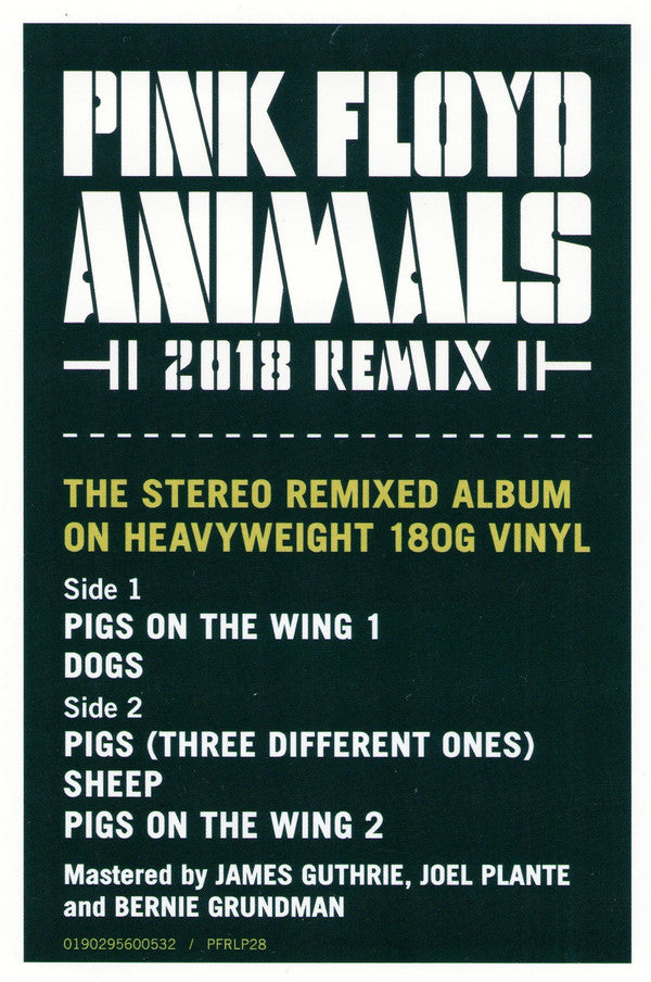 Animals (2018 Remix) *DISCOUNT COPY* | Mint (M) Mint (M)
