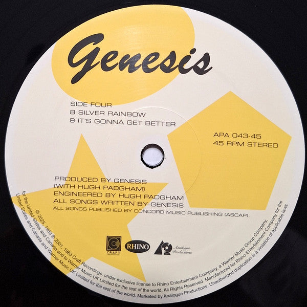 Genesis (AARP 2xVINYL) | Mint (M) Mint (M)