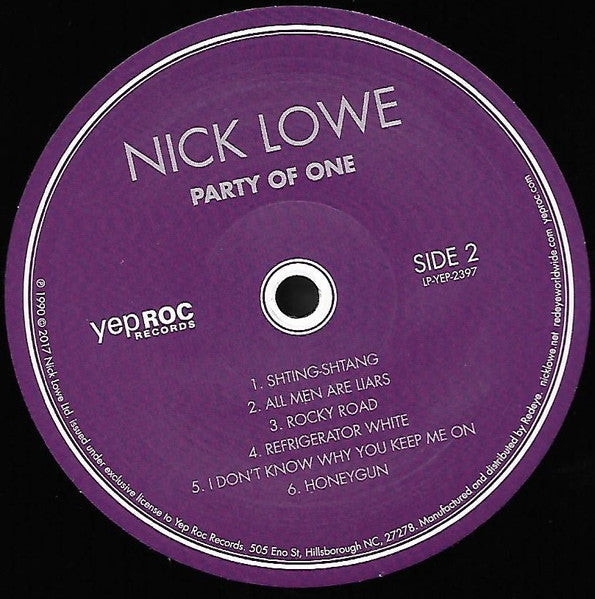 Party Of One (BONUS 10" VINYL) | Mint (M) Mint (M)