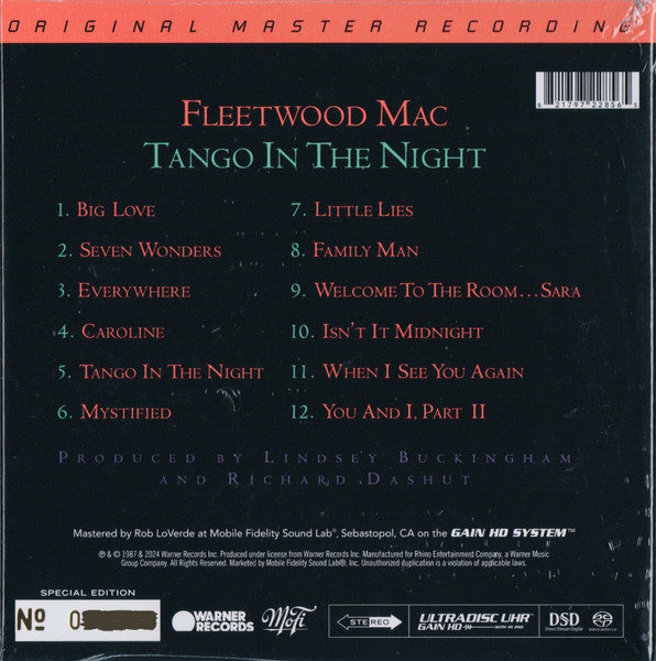 Tango In The Night (SACD) | Mint (M) Mint (M)