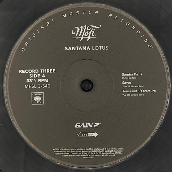 Lotus (3XLP MFSL) | Mint (M) Mint (M)