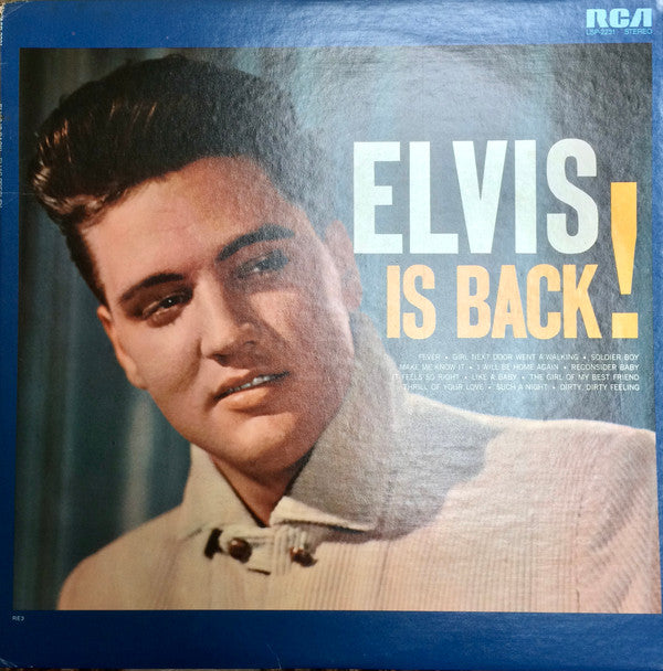 Elvis Is Back! *1977/BLACK LABEL* | Mint (M) Near Mint (NM)