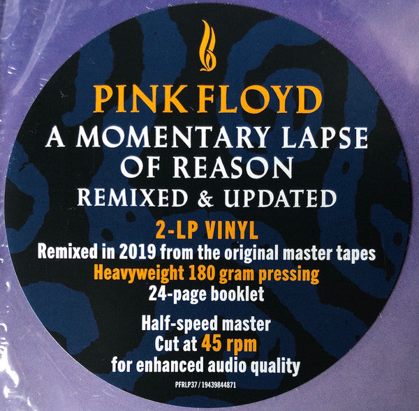 A Momentary Lapse Of Reason (Remixed & Updated) *LIGHT CREASE* (2xVINYL) | Mint (M) Excellent+ (EX+)