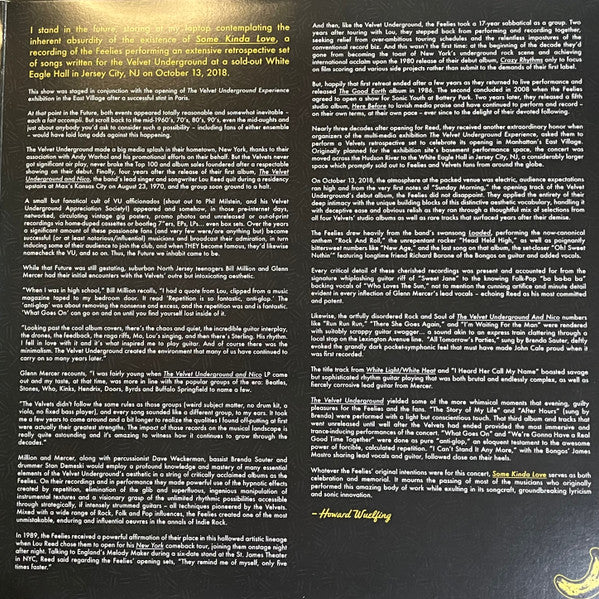 The Feelies - Some Kinda Love Performing The Music Of The Velvet Underground | Mint (M) Mint (M)