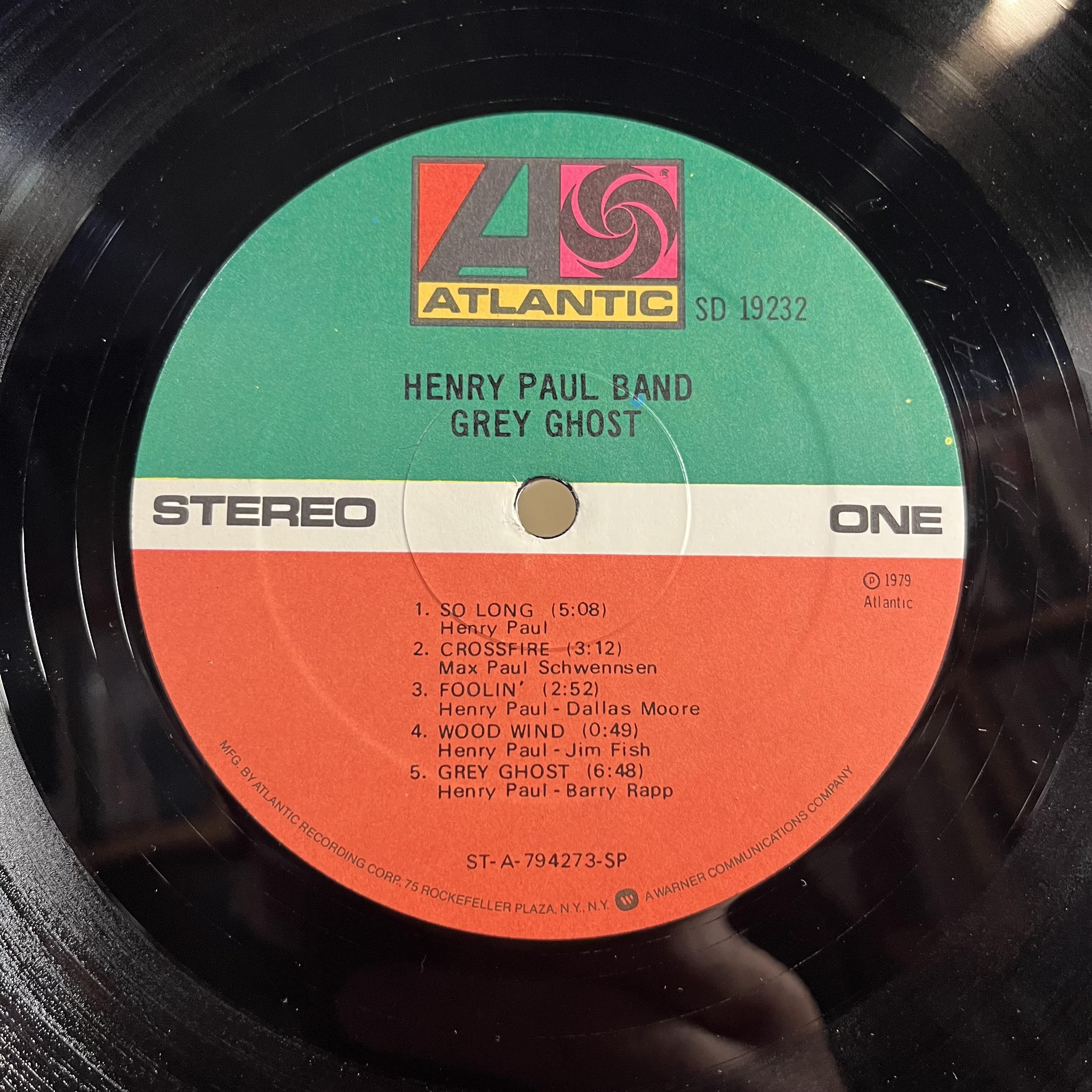 Henry Paul Band - Grey Ghost *SPECIALTY* | Excellent (EX) Excellent (EX)