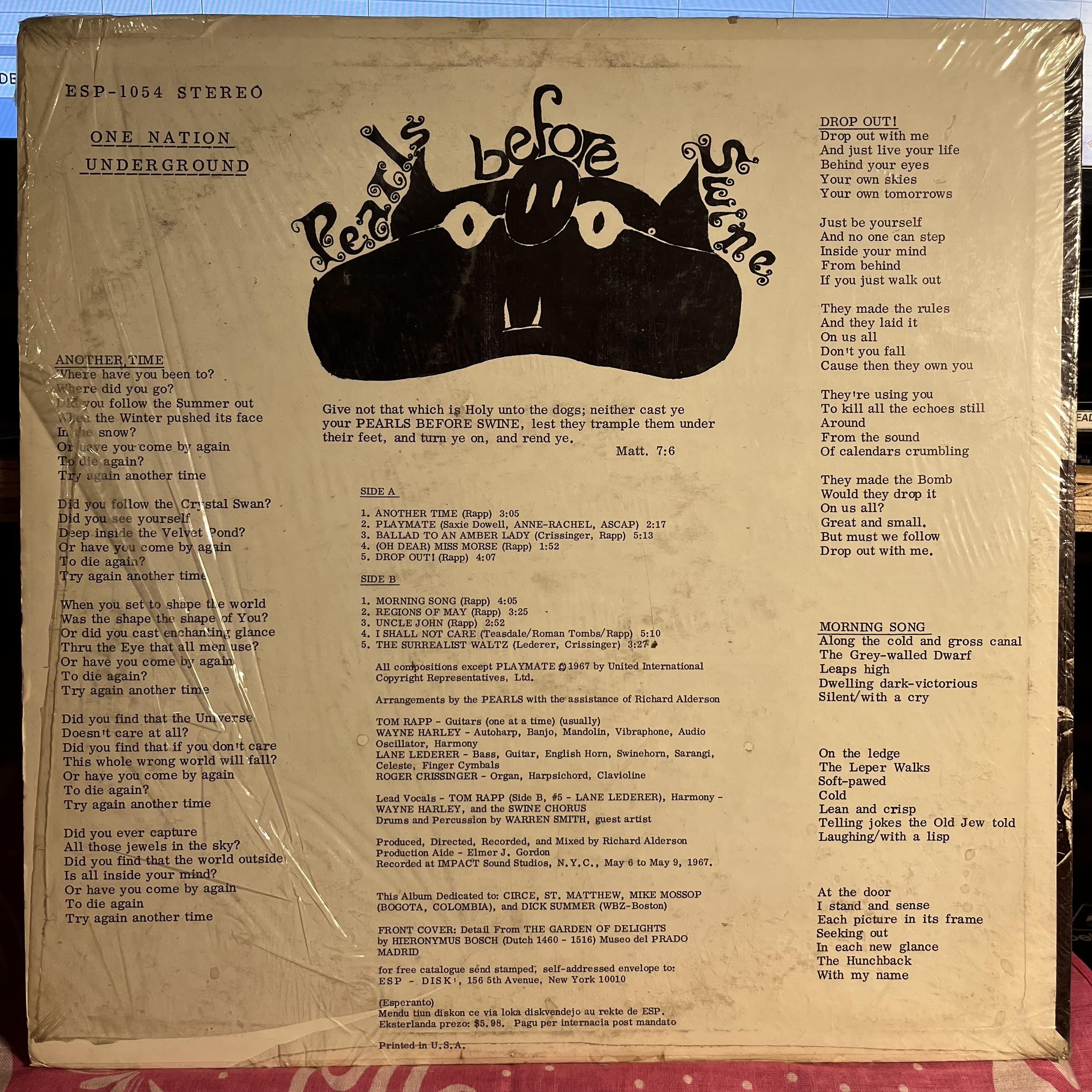 One Nation Underground *SHRINK/STEREO* | Excellent (EX) Excellent (EX)