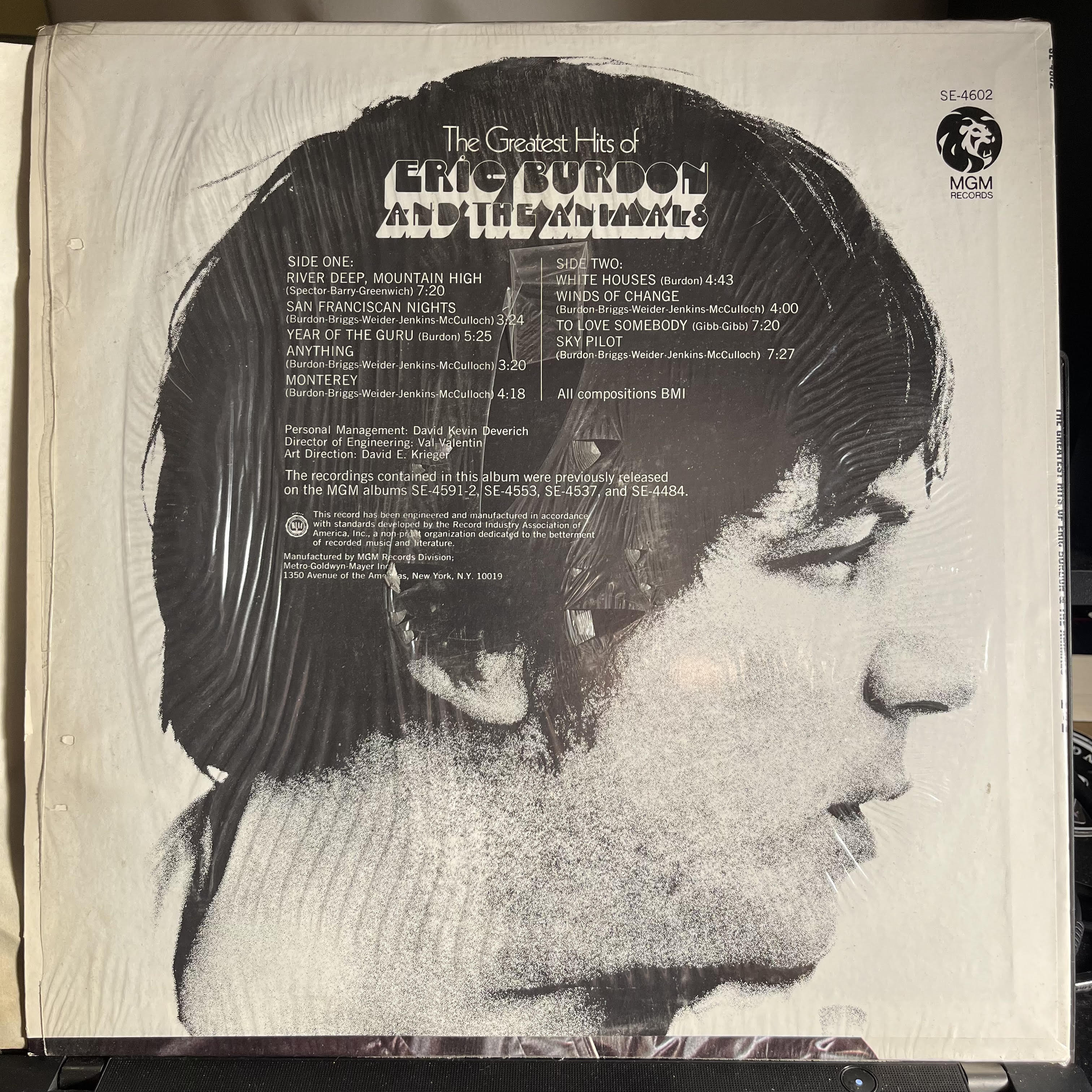 Eric Burdon & The Animals - The Greatest Hits Of Eric Burdon And The Animals *SHRNK* | Mint (M) Mint (M)