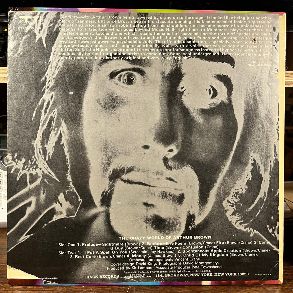 The Crazy World Of Arthur Brown - The Crazy World Of Arthur Brown (VINYL) | Excellent+ (EX+) Excellent+ (EX+)