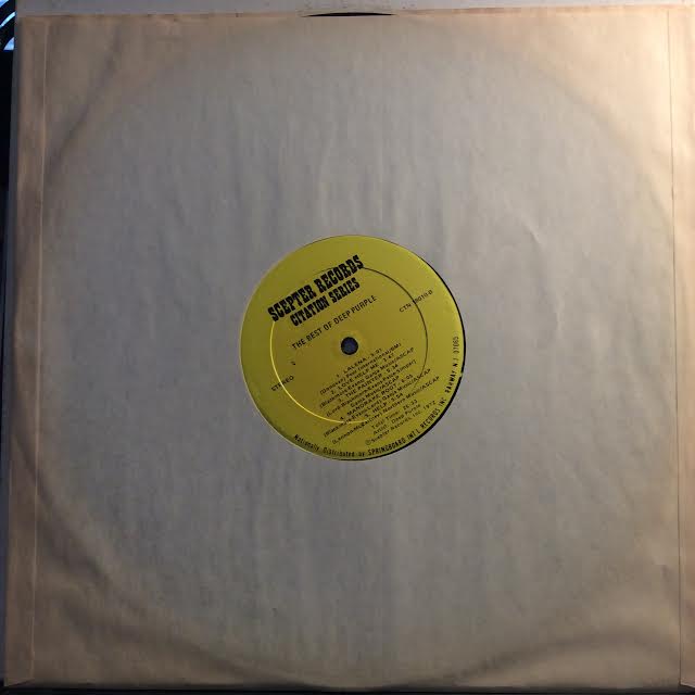 Deep Purple - The Best Of Deep Purple (VINYL) | Excellent+ (EX+) Very Good Plus (VG+)