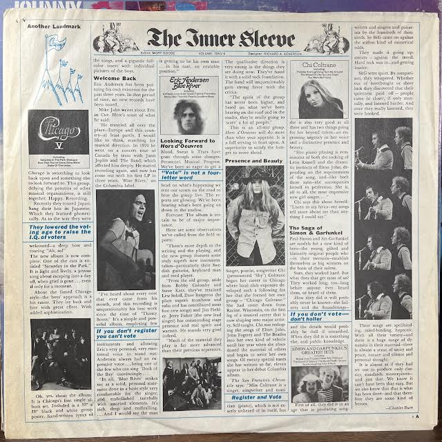 Johnny Winter - Second Winter (2xVINYL) | Excellent+ (EX+) Very Good Plus (VG+)