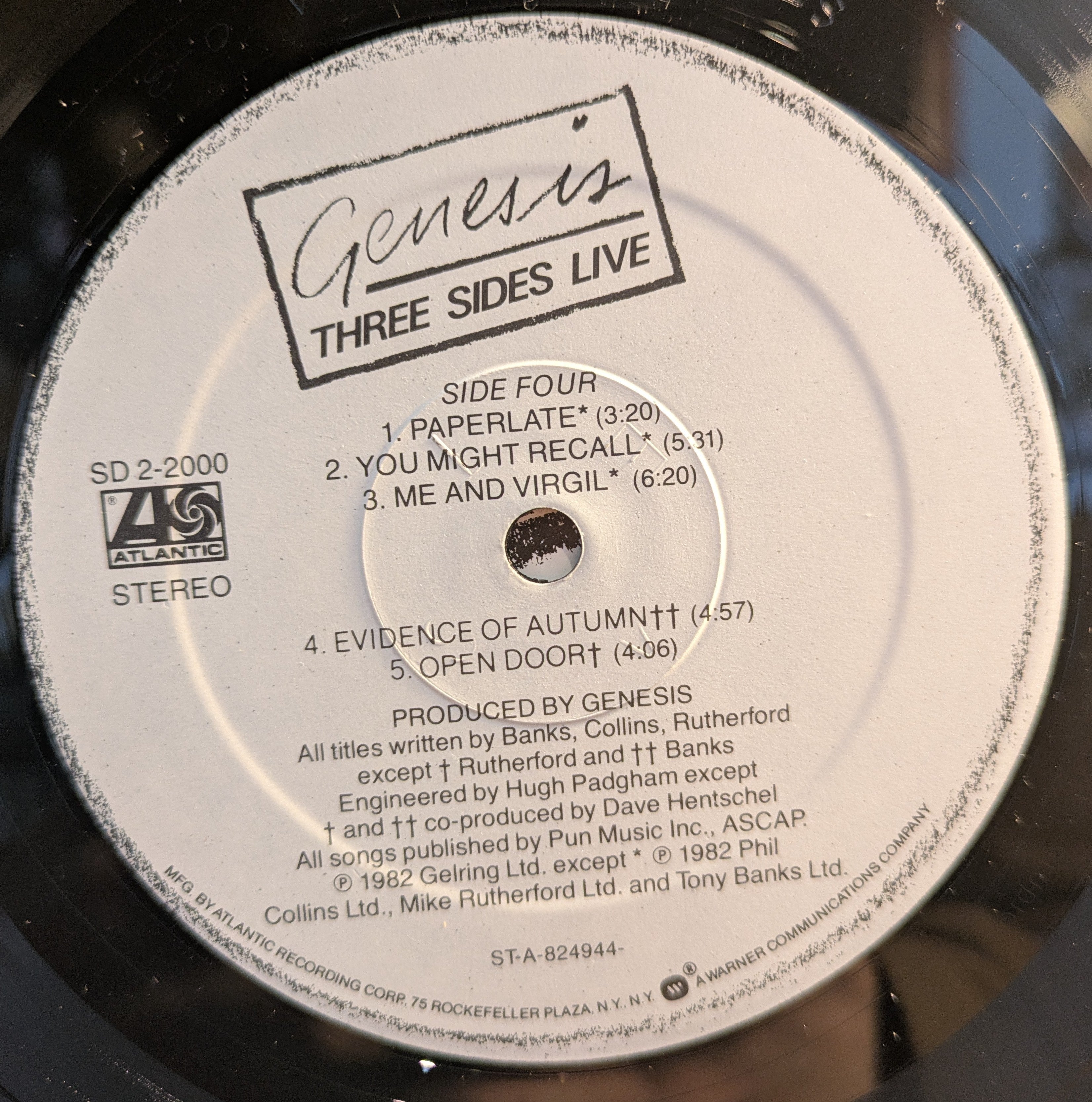 Genesis - Three Sides Live (VINYL) | Excellent+ (EX+)