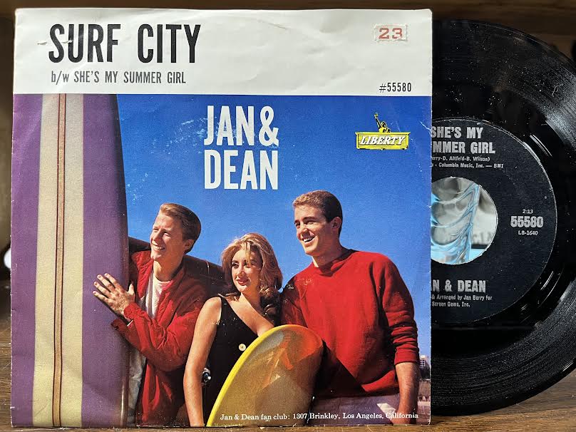 Jan & Dean - Surf City (7" VINYL) | Excellent+ (EX+) Excellent (EX)
