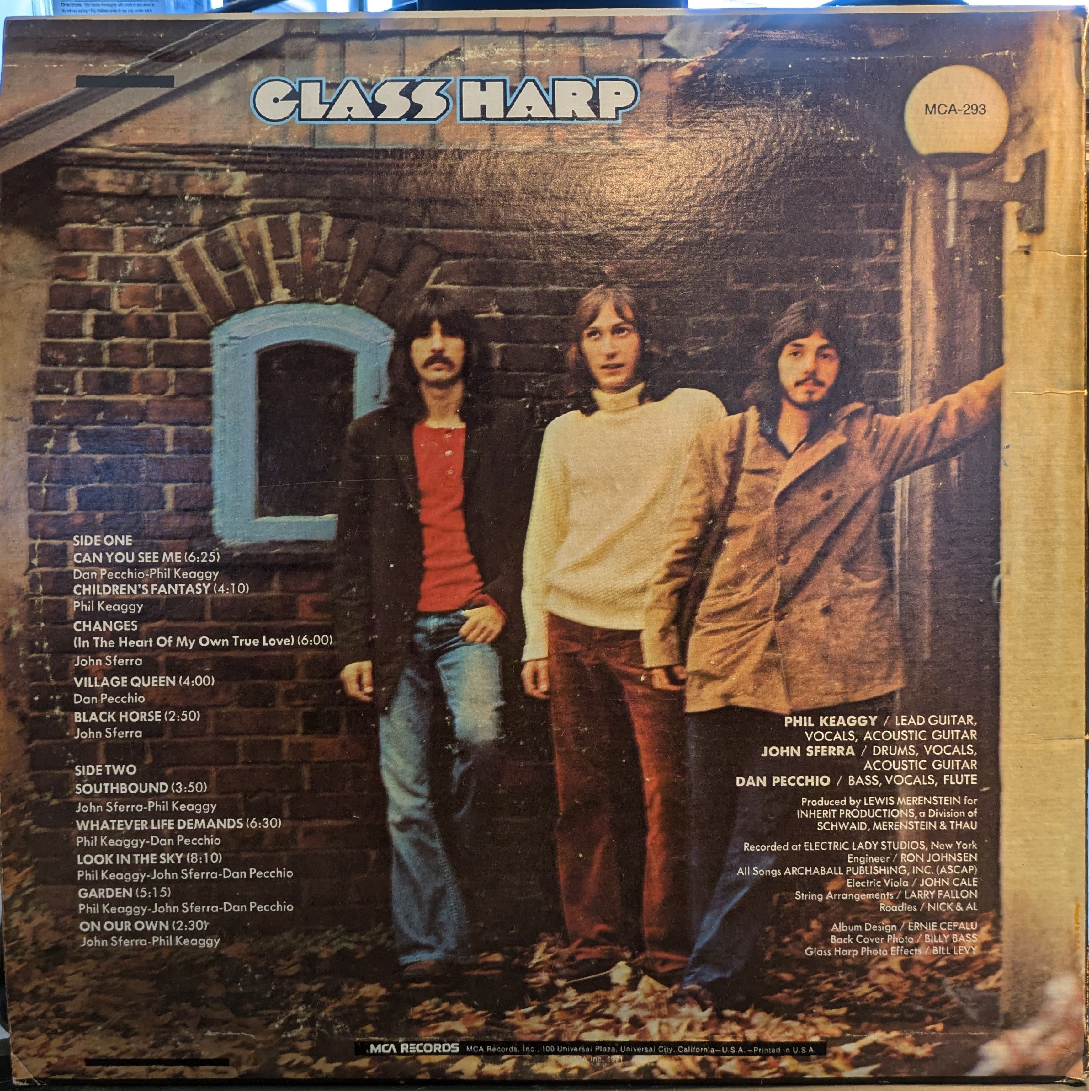 Glass Harp - Glass Harp (VINYL) | Excellent+ (EX+) Very Good Plus (VG+)