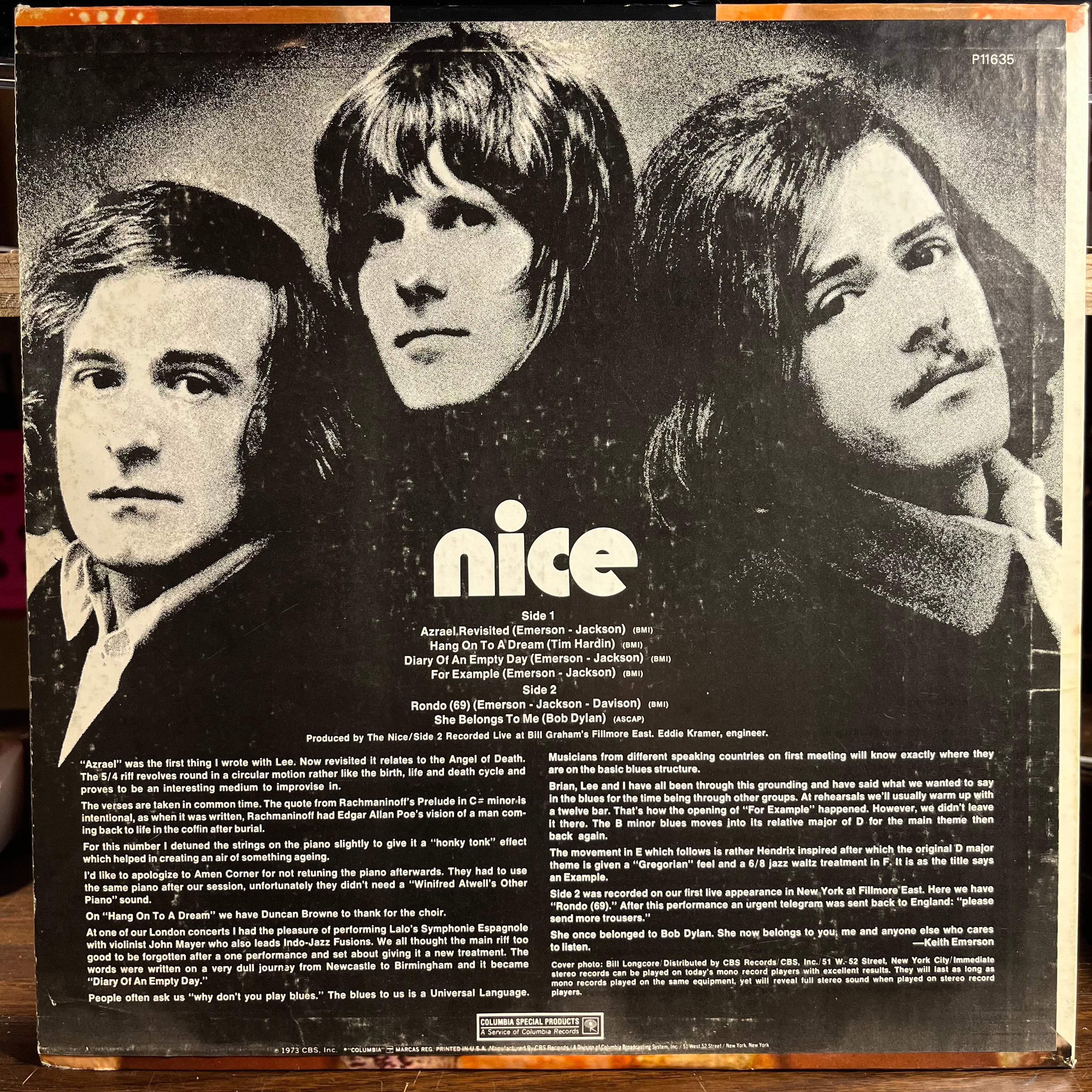 The Nice - Nice (VINYL) | Excellent+ (EX+) Excellent (EX)