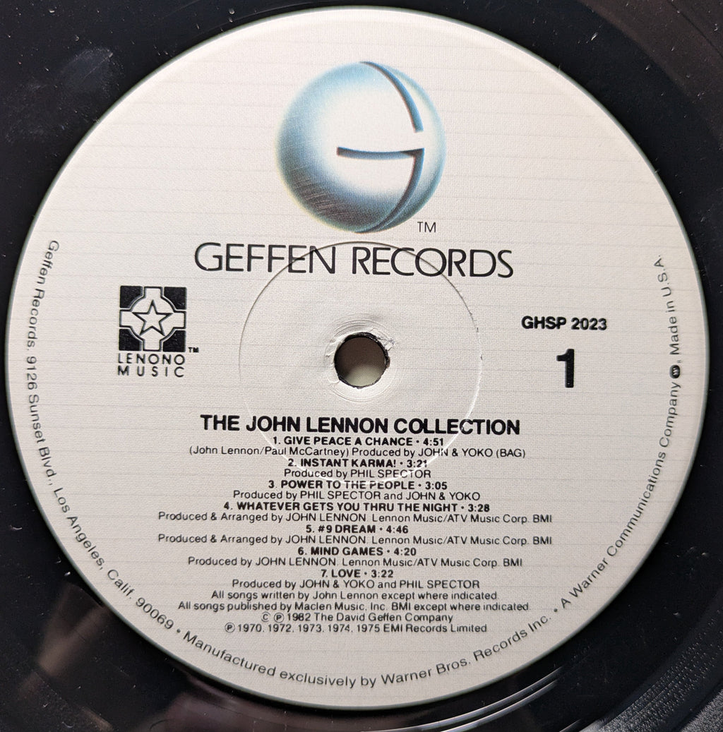 John Lennon - The John Lennon Collection (VINYL) | Excellent+ (EX+) Excellent (EX)