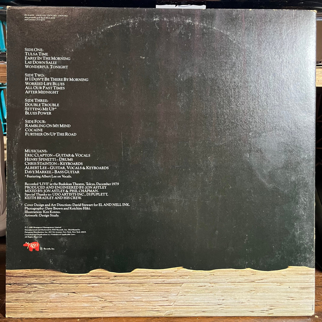 Eric Clapton - Just One Night (2xVINYL) | Excellent+ (EX+) Very Good Plus Plus (VG++)