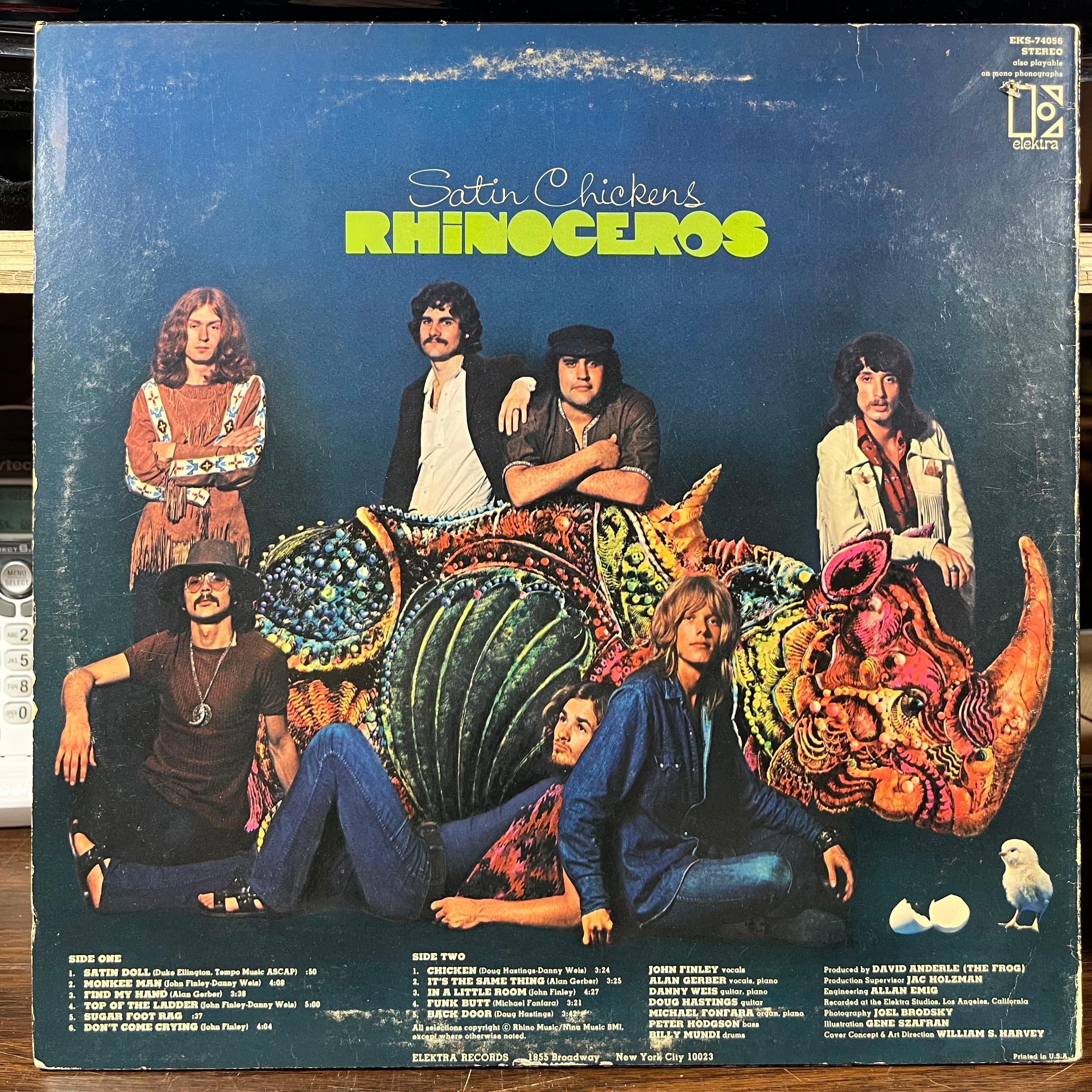 Rhinoceros (2) - Satin Chickens (VINYL) | Excellent+ (EX+) Very Good (VG)