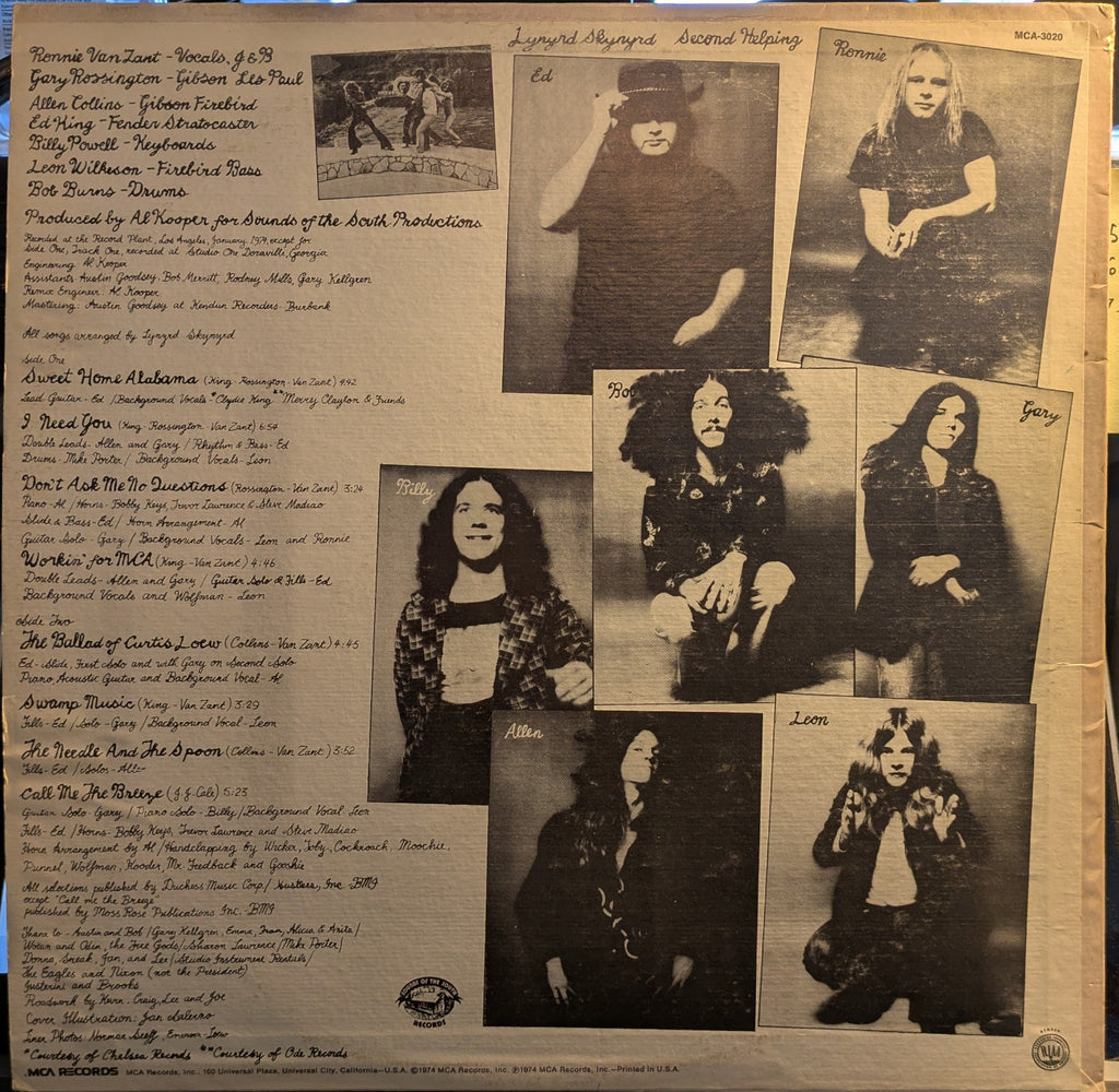 Lynyrd Skynyrd - Second Helping (VINYL) | Excellent+ (EX+) Excellent+ (EX+)