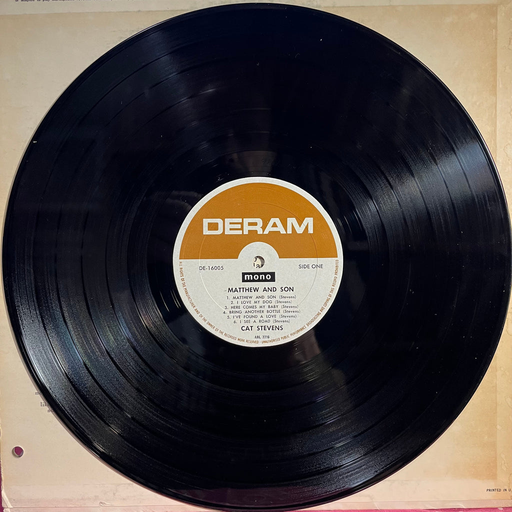 Cat Stevens - Matthew & Son *MONO* | Excellent (EX) Very Good Plus (VG+)