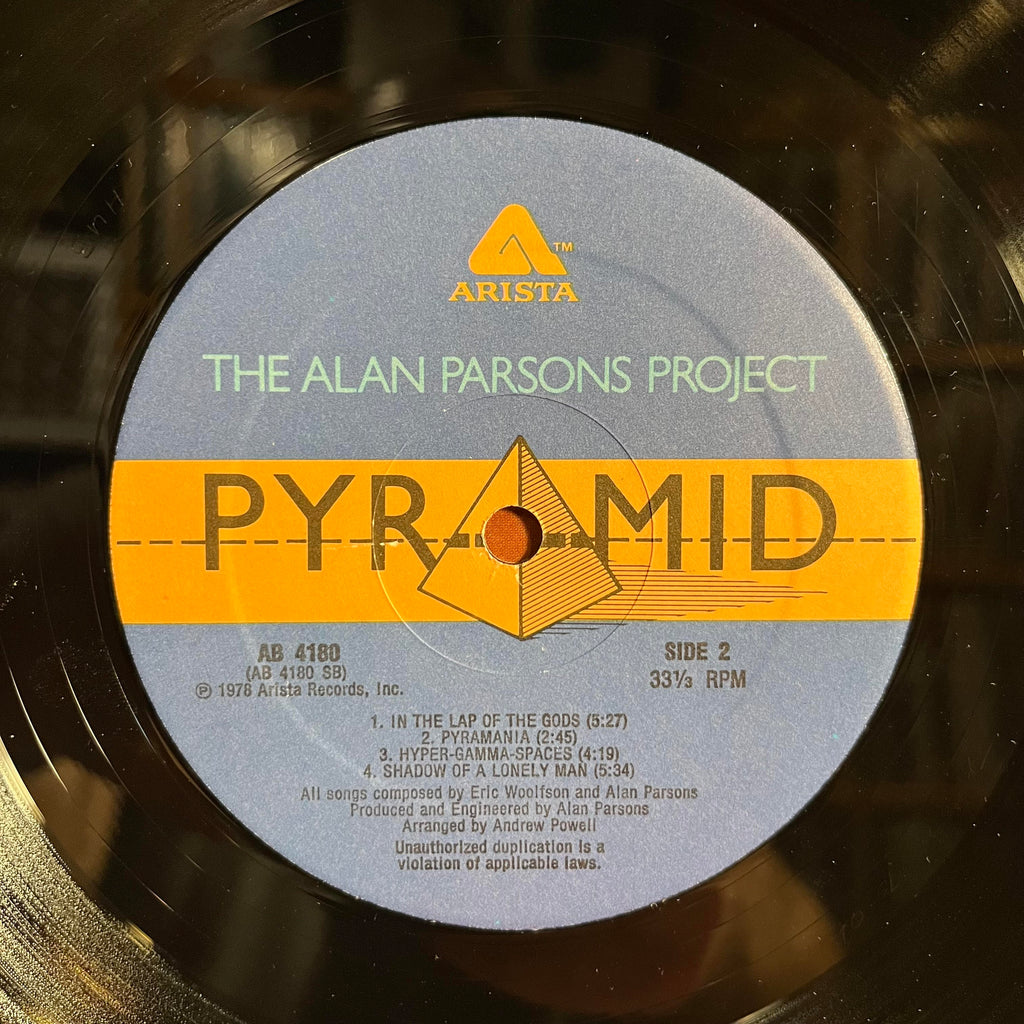 The Alan Parsons Project - Pyramid | Excellent+ (EX+) Near Mint (NM)