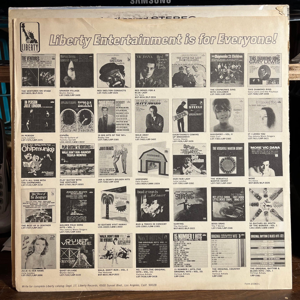 The Ventures - On Stage (VINYL) | Excellent+ (EX+) Very Good Plus (VG+)