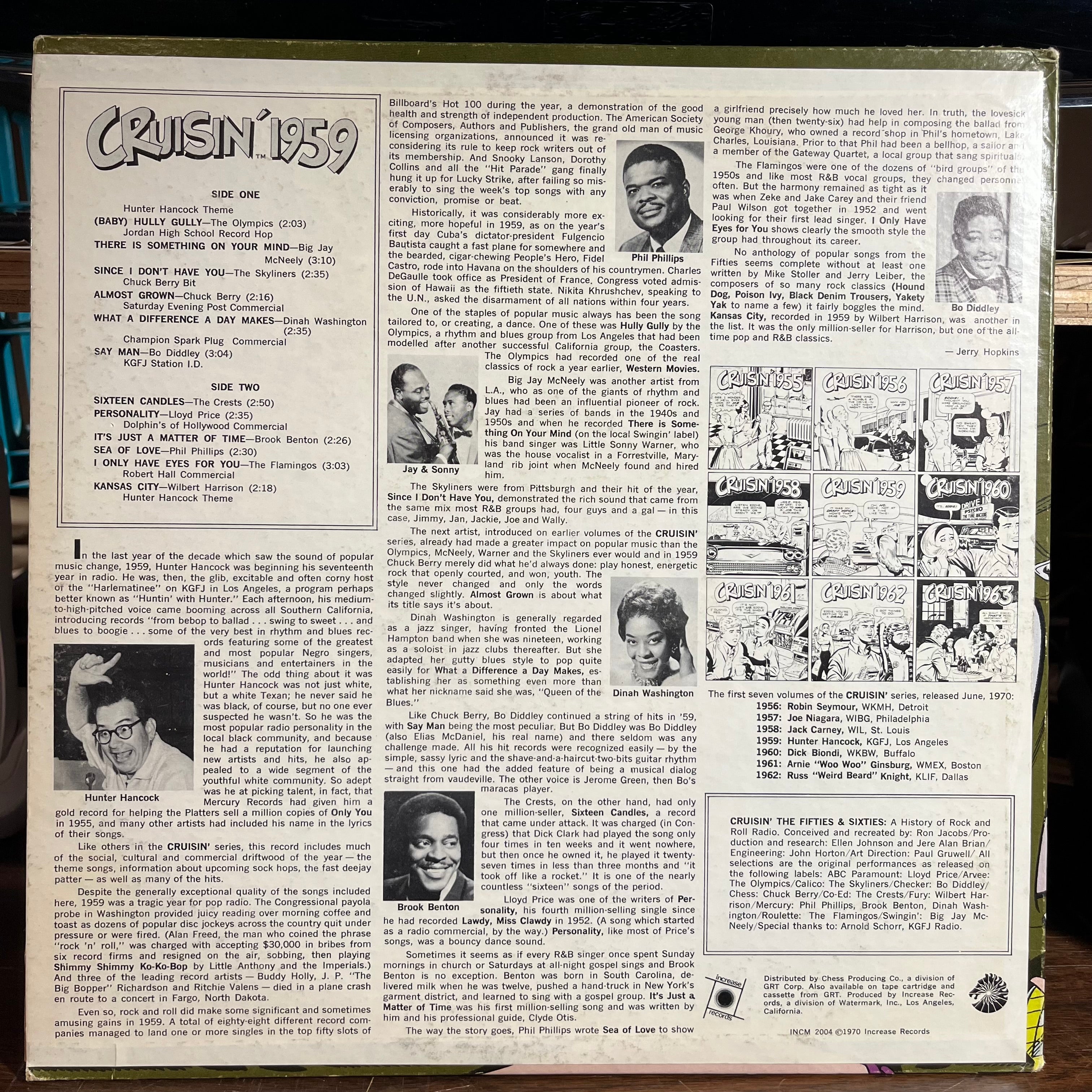 Various - Cruisin' 1959 (VINYL) | Excellent+ (EX+) Excellent (EX)